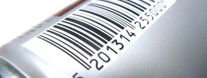 Commercial Barcode on a can